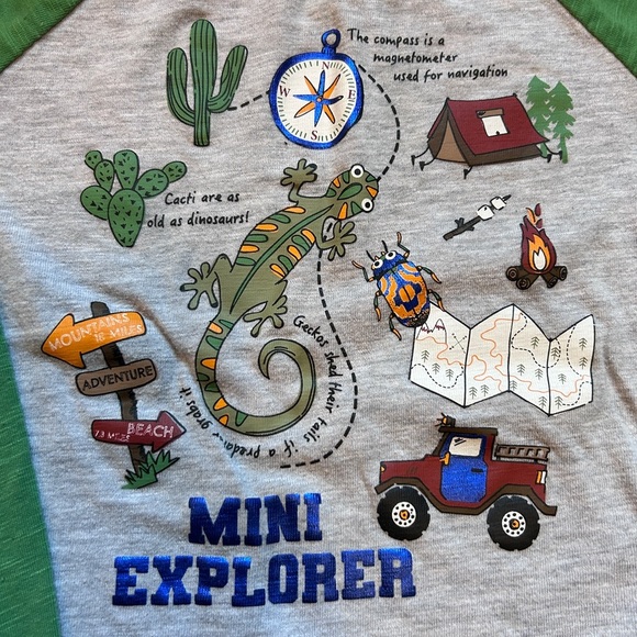 Wonder Nation 3t Long Sleeve Mini Explorer Shirt - Picture 3 of 6